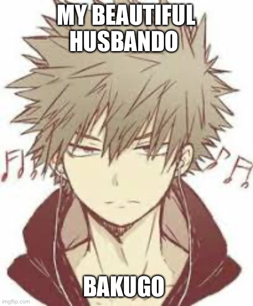 I like Bakugo now! | MY BEAUTIFUL HUSBANDO; BAKUGO | image tagged in excuse me what the fuck | made w/ Imgflip meme maker