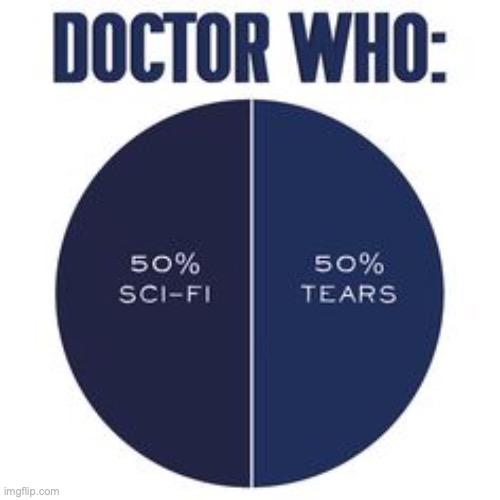 Tears= deaths mostly... | image tagged in doctor who,tears,deaths,lots and lots of deaths,sci fi,the best show ever | made w/ Imgflip meme maker