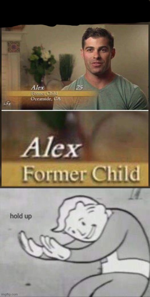 Hold* | image tagged in fallout hold up,former child | made w/ Imgflip meme maker