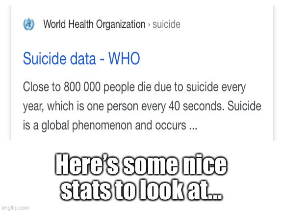 ... | Here’s some nice stats to look at... | made w/ Imgflip meme maker