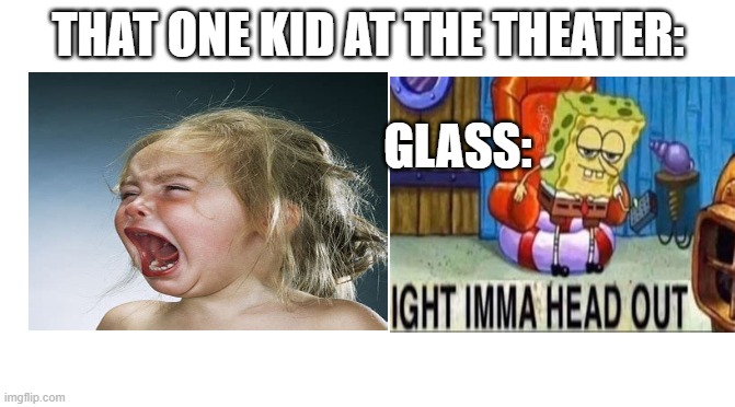 Starter Pack | THAT ONE KID AT THE THEATER:; GLASS: | image tagged in starter pack | made w/ Imgflip meme maker