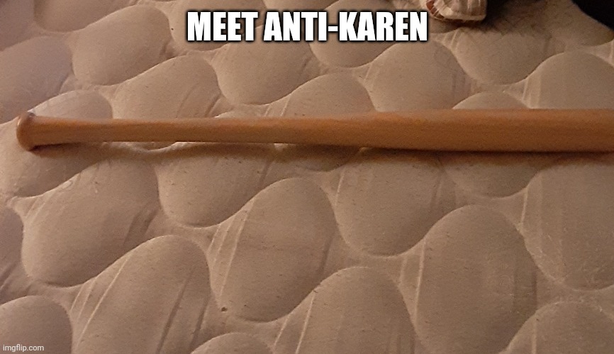 F**k you karen | MEET ANTI-KAREN | image tagged in karen | made w/ Imgflip meme maker