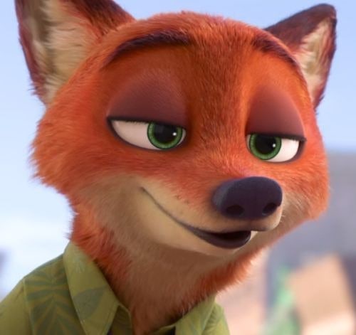 High Quality Nick Wilde Kiss Blank Meme Template