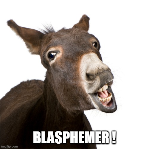 BLASPHEMER ! | made w/ Imgflip meme maker