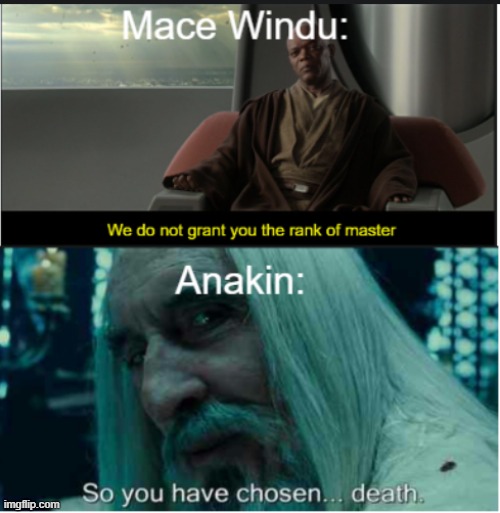 Crossovers are fun | image tagged in lord of the rings,star wars,crossover | made w/ Imgflip meme maker