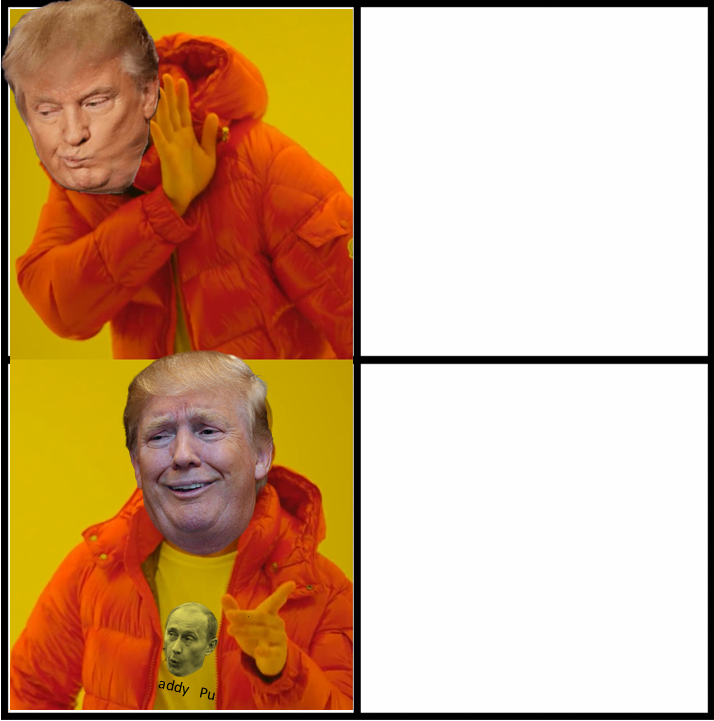 High Quality Orange Boba Fett Blank Meme Template