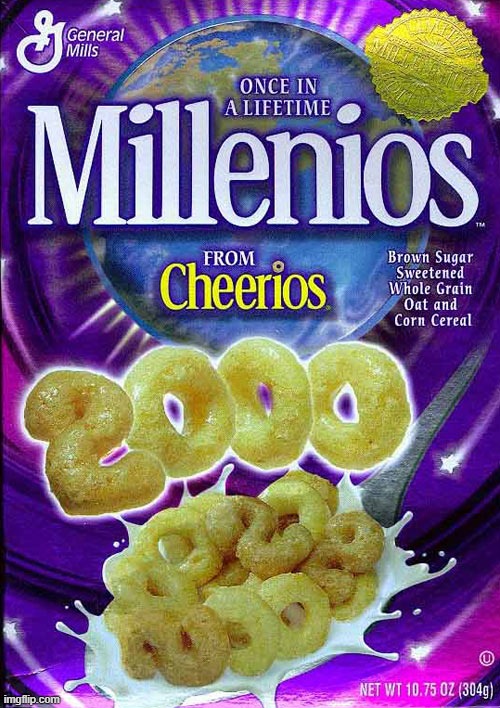 Millionos cereal crap | image tagged in cereal,wow | made w/ Imgflip meme maker