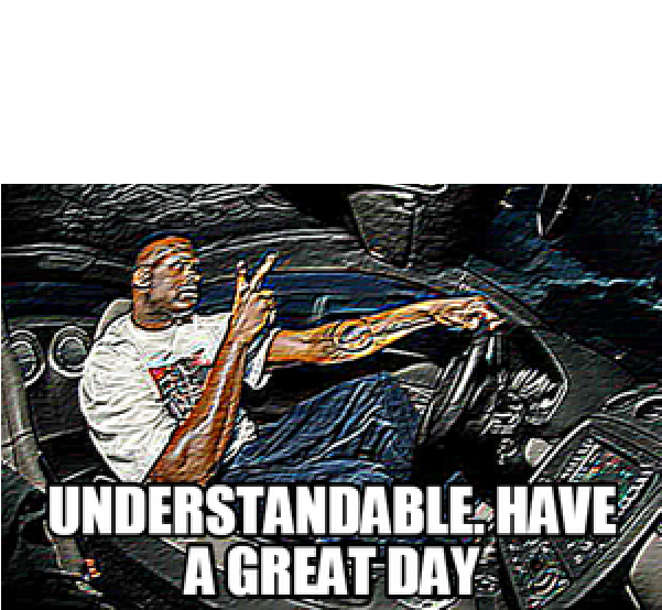 UNDERSTANDABLE HAVE A GREAT DAY Memes Imgflip