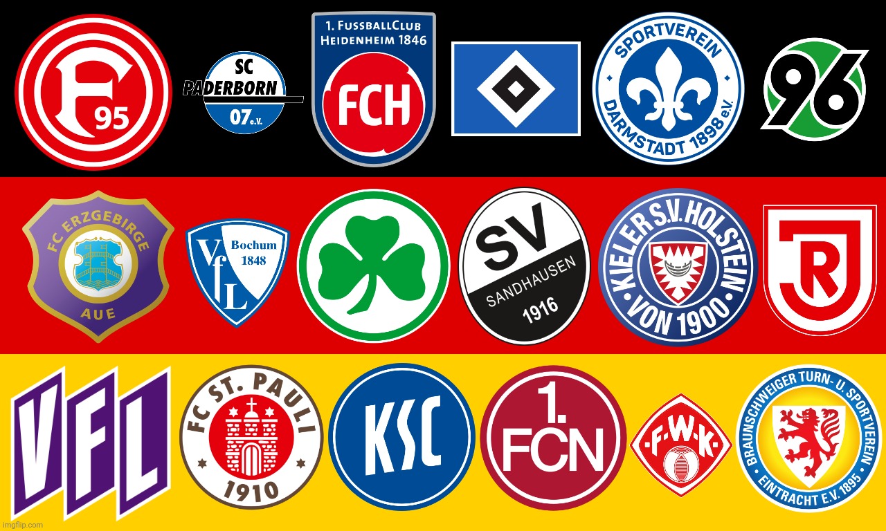 2nd Bundesliga 2020-2021 | image tagged in football,soccer,germany | made w/ Imgflip meme maker