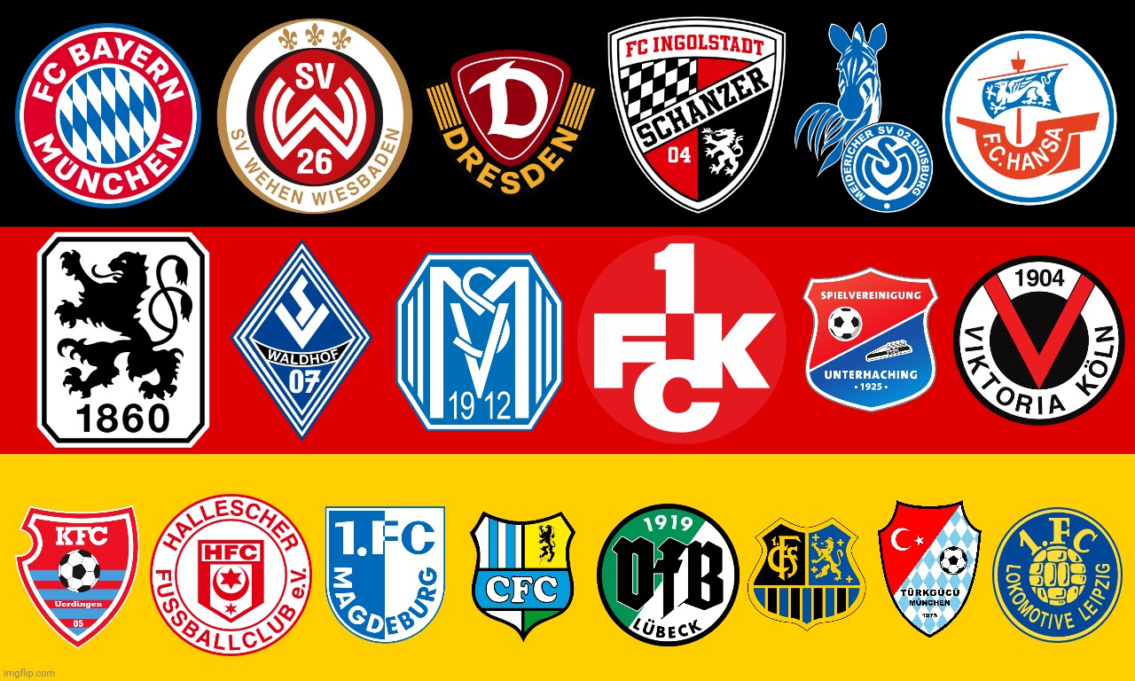 3rd Liga 2020-2021 | image tagged in football,soccer,germany | made w/ Imgflip meme maker