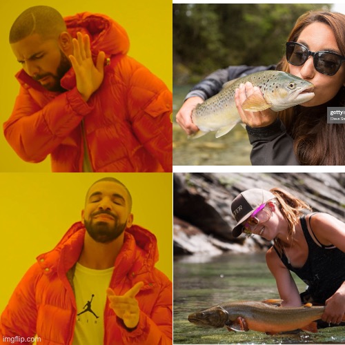 Don’t kiss the fish | image tagged in fishing | made w/ Imgflip meme maker