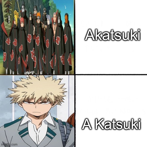 U-U | Akatsuki; A Katsuki | made w/ Imgflip meme maker