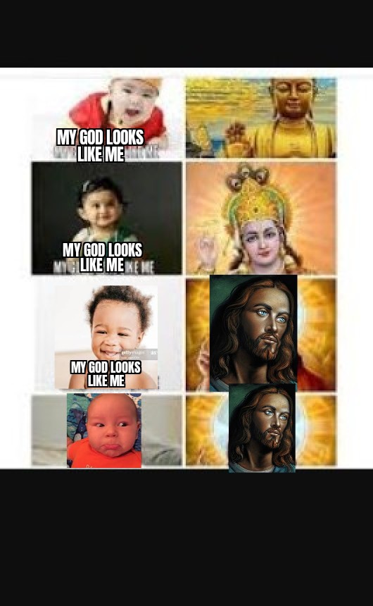 Blackwashing Christianity and Jesus meme Blank Meme Template