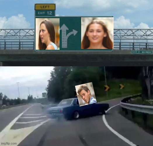 I love Crossovers | image tagged in memes,left exit 12 off ramp | made w/ Imgflip meme maker