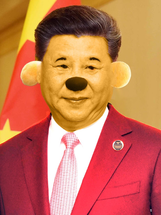 Xi Pooh Blank Meme Template