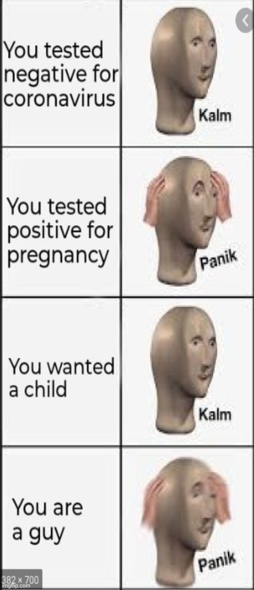 you are a guy. | image tagged in memes,panik kalm panik | made w/ Imgflip meme maker