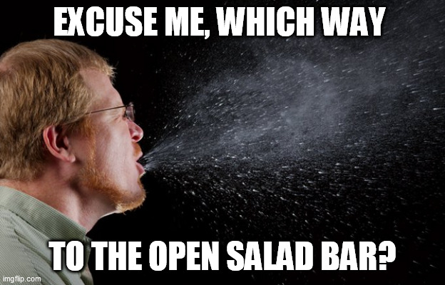EXCUSE ME, WHICH WAY; TO THE OPEN SALAD BAR? | made w/ Imgflip meme maker