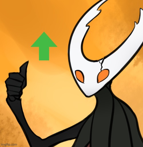 Hollow Knight Thumbs Up | image tagged in hollow knight thumbs up | made w/ Imgflip meme maker