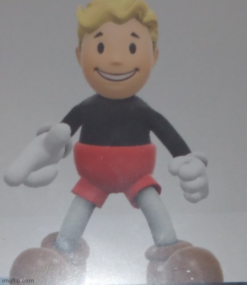 Vaulthead | image tagged in super smash brothers,cuphead,vault boy,fallout | made w/ Imgflip meme maker