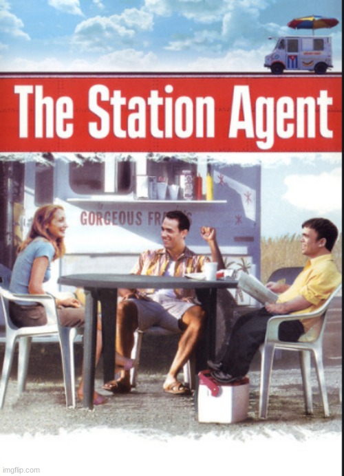 Watched the Station Agent last night! | image tagged in the station agent,movies,peter dinklage,patricia clarkson,bobby cannavale,michelle williams | made w/ Imgflip meme maker