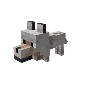 minecraft baby wolf