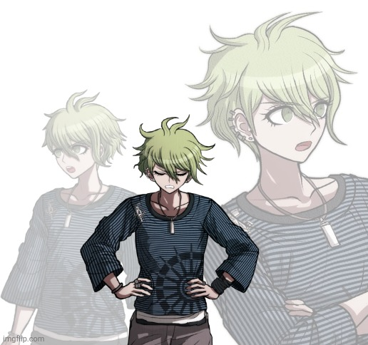 High Quality Confused Rantaro Blank Meme Template