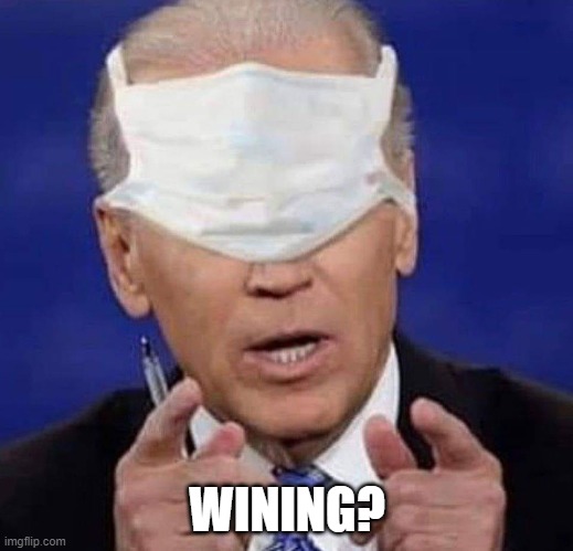 CREEPY UNCLE JOE BIDEN | WINING? | image tagged in creepy uncle joe biden | made w/ Imgflip meme maker