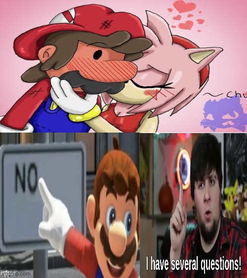image tagged in blank white template,mario,shipping,i have several questions,sonic,memes | made w/ Imgflip meme maker