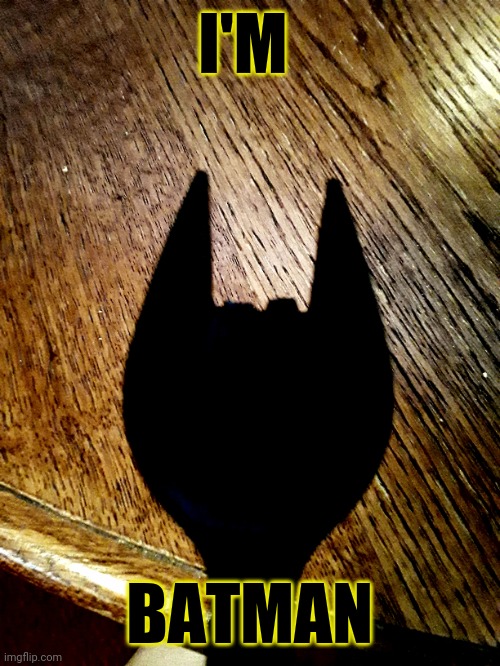 Spork Batman | I'M; BATMAN | image tagged in gaming,batman | made w/ Imgflip meme maker