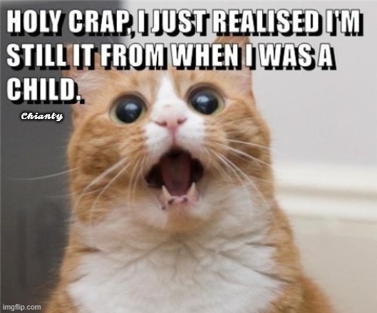 Oh Crap | 𝓒𝓱𝓲𝓪𝓷𝓽𝔂 | image tagged in child | made w/ Imgflip meme maker