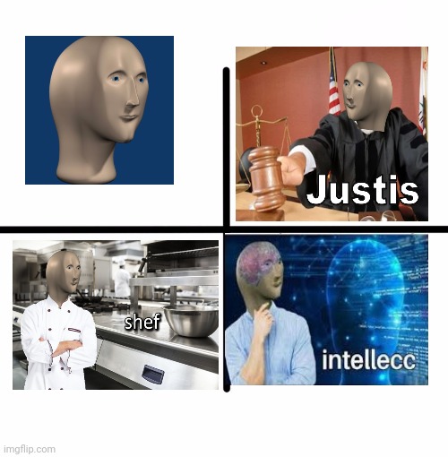 the 4 horsemen of Meme Man | image tagged in memes,blank starter pack | made w/ Imgflip meme maker