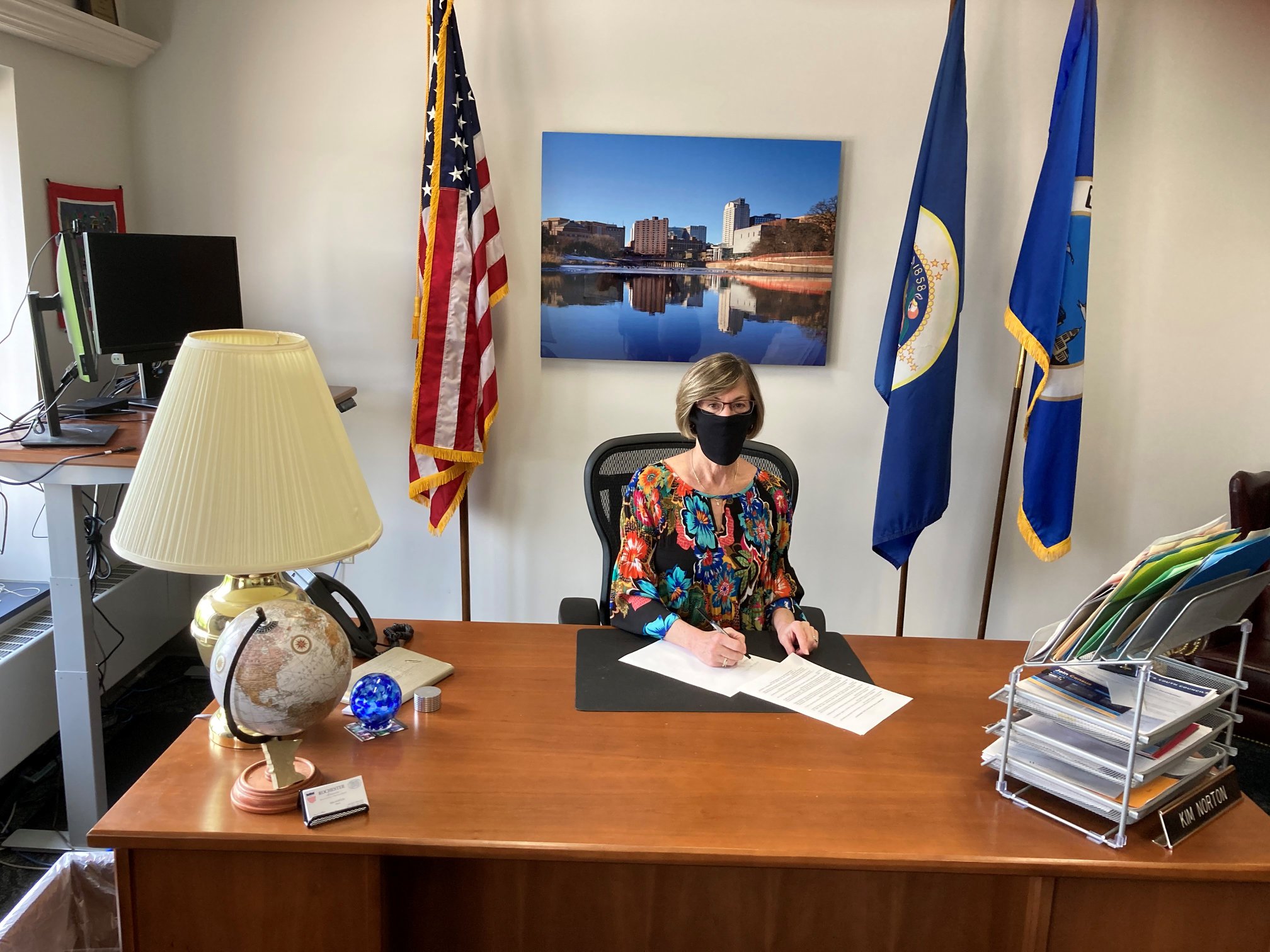 Mayor Kimberly Norton of Rochester, Minnesota. Blank Meme Template