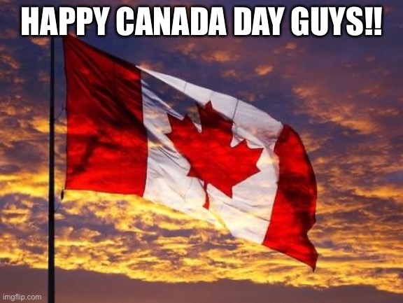 Canada day is today | HAPPY CANADA DAY GUYS!! | image tagged in canada | made w/ Imgflip meme maker