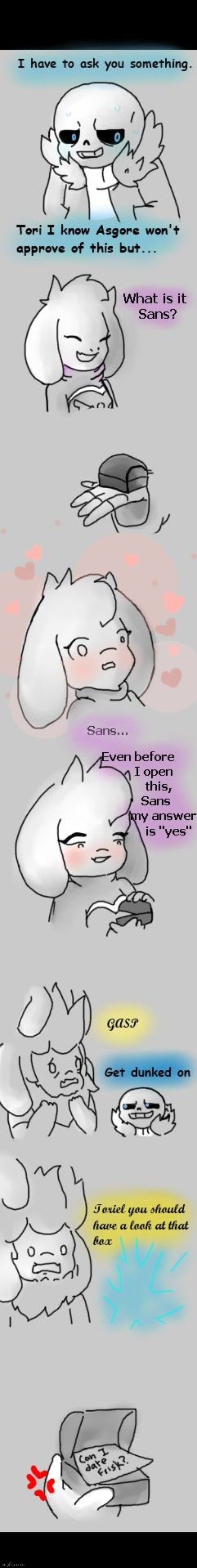 Soriel! | image tagged in soriel,get dunked on,i dont support frans,i just found it and thought it was funny | made w/ Imgflip meme maker