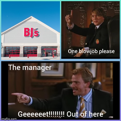 Bjs | image tagged in blowjob,blow job,bj | made w/ Imgflip meme maker