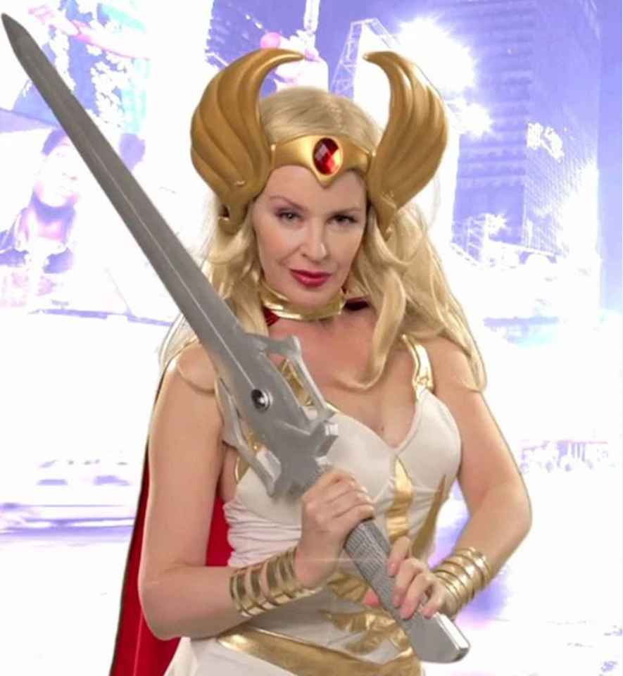 High Quality Kylie She-Ra Blank Meme Template