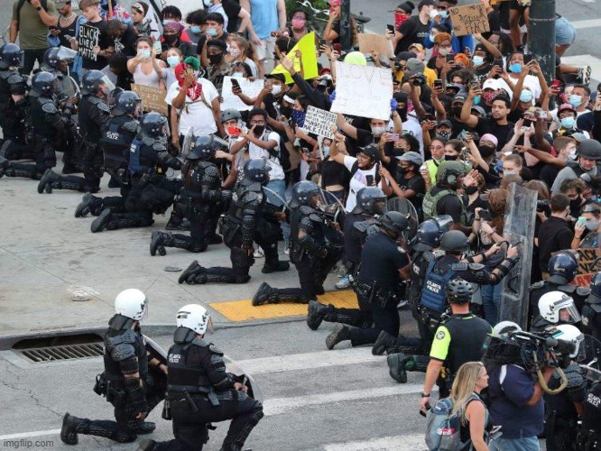 Oh the Horror | image tagged in george floyd,blm,democracy | made w/ Imgflip meme maker