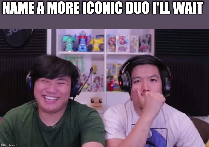 NAME A MORE ICONIC DUO I'LL WAIT | image tagged in smg4,name a more iconic duo,memes | made w/ Imgflip meme maker
