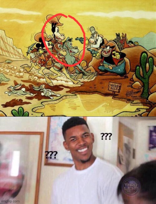 Hmmm.... | image tagged in black guy confused,memes,mickey mouse | made w/ Imgflip meme maker