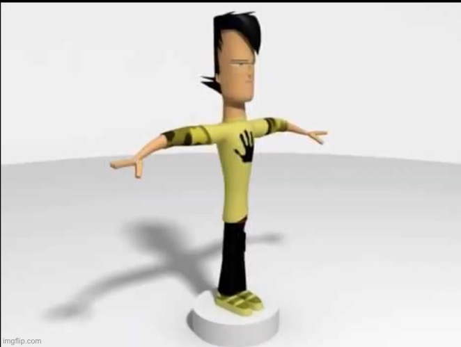 t pose trent | image tagged in t-pose,meme | made w/ Imgflip meme maker