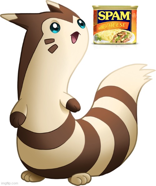 Furret brought spam! | made w/ Imgflip meme maker