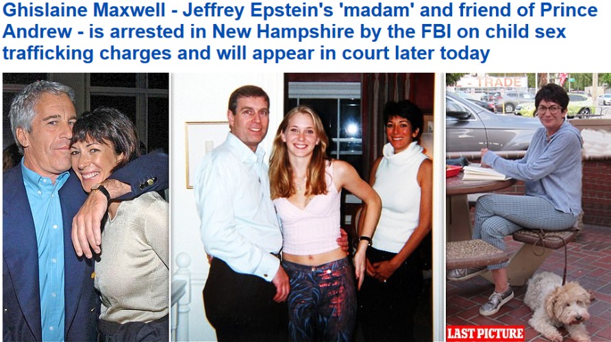 Ghislane Maxwell Arrested: Will she be the next 'Arkancide' victim? | image tagged in jeffrey epstein,epstein,epstein island,pedophile island,prince andrew,bill clinton | made w/ Imgflip meme maker