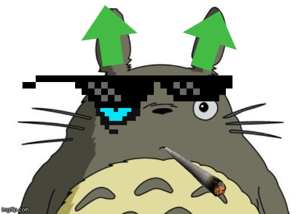 final boss | image tagged in totoro | made w/ Imgflip meme maker
