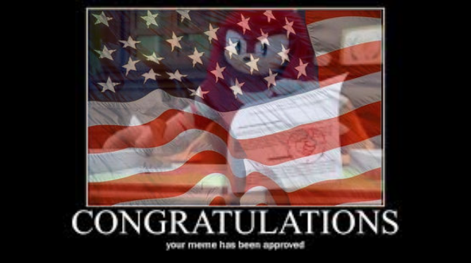 High Quality Your meme has been approved USA Blank Meme Template