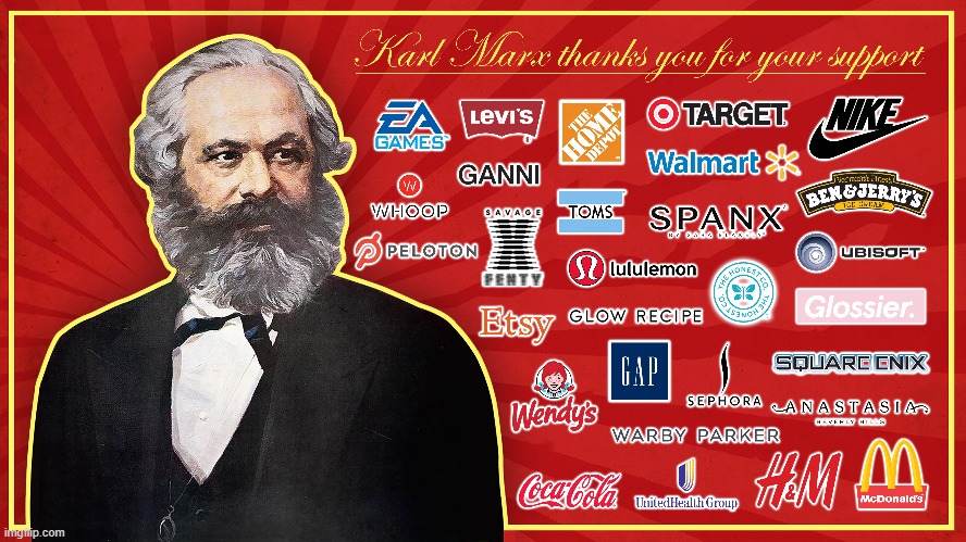 The best intentions....through intimidation. | image tagged in karl marx,blm,donations,funny memes | made w/ Imgflip meme maker