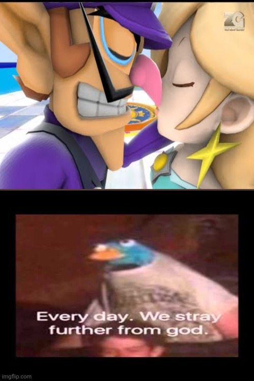 Da hell | image tagged in everyday we stray further from god,memes,wtf,mario,waluigi | made w/ Imgflip meme maker
