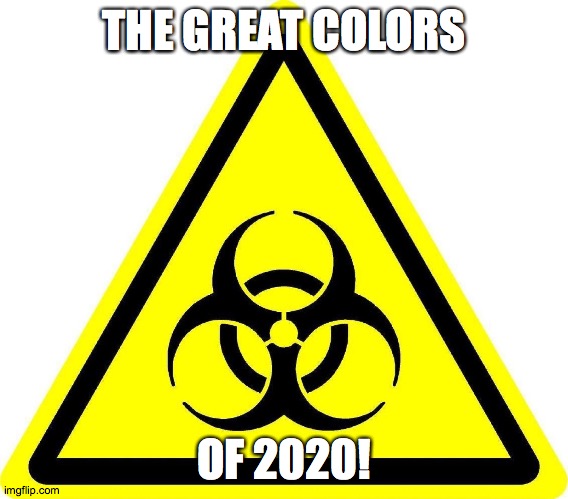 THE GREAT COLORS OF 2020! | made w/ Imgflip meme maker