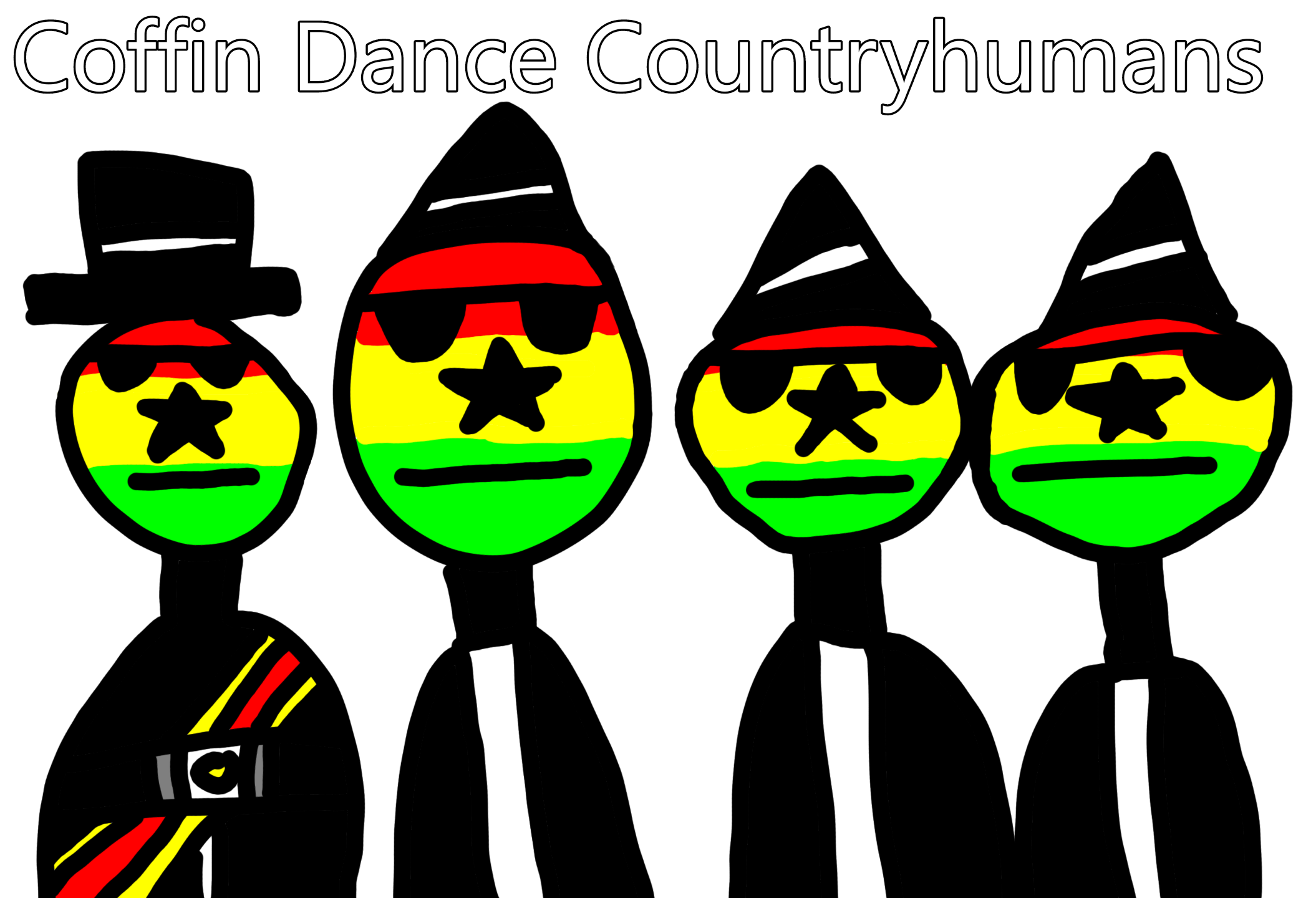 Coffin Dance Countryhumans Blank Meme Template