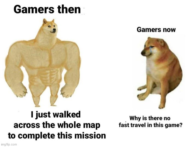 It do be like that | image tagged in buff doge vs cheems,funny,memes,gamers | made w/ Imgflip meme maker