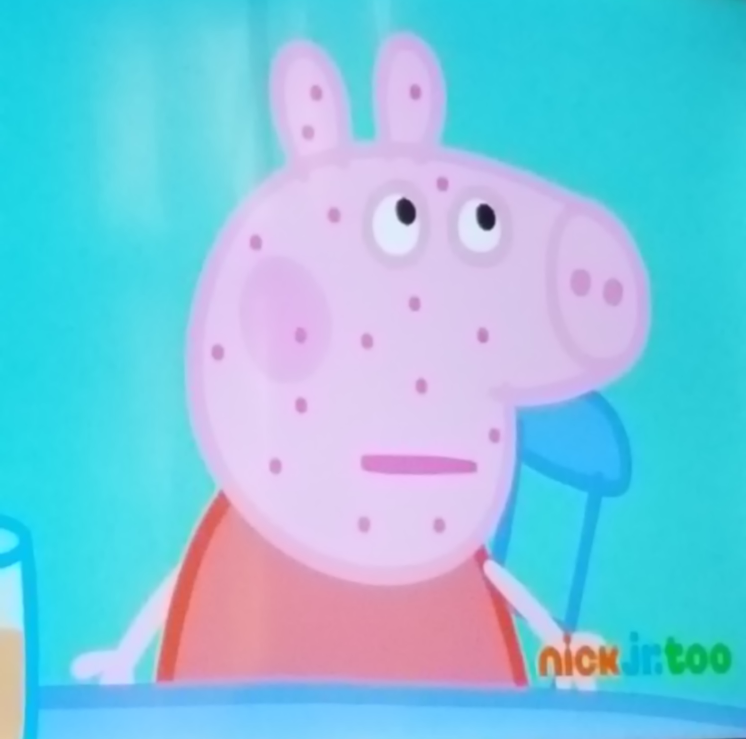 High Quality Peppa! What are you doing in my meme? Blank Meme Template